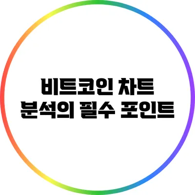 비트코인 차트 분석의 필수 포인트
