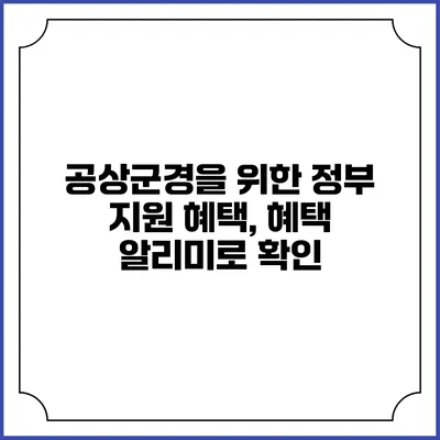 공상군경을 위한 정부 지원 혜택, 혜택 알리미로 확인