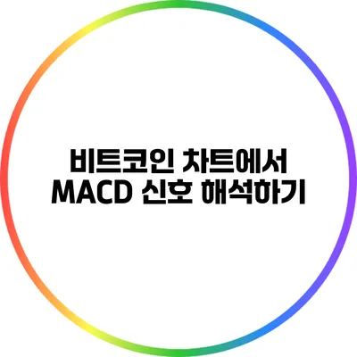 비트코인 차트에서 MACD 신호 해석하기
