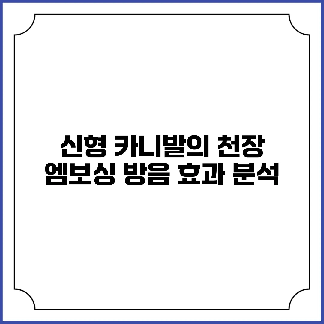 신형 카니발의 천장 엠보싱 방음 효과 분석